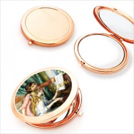 [Star Corporation] ST-303 Gold _ Mirror, Hand Mirror, Magnifying Mirror, Double Sided Mirror, Fashion Mirror, Portable Mirror